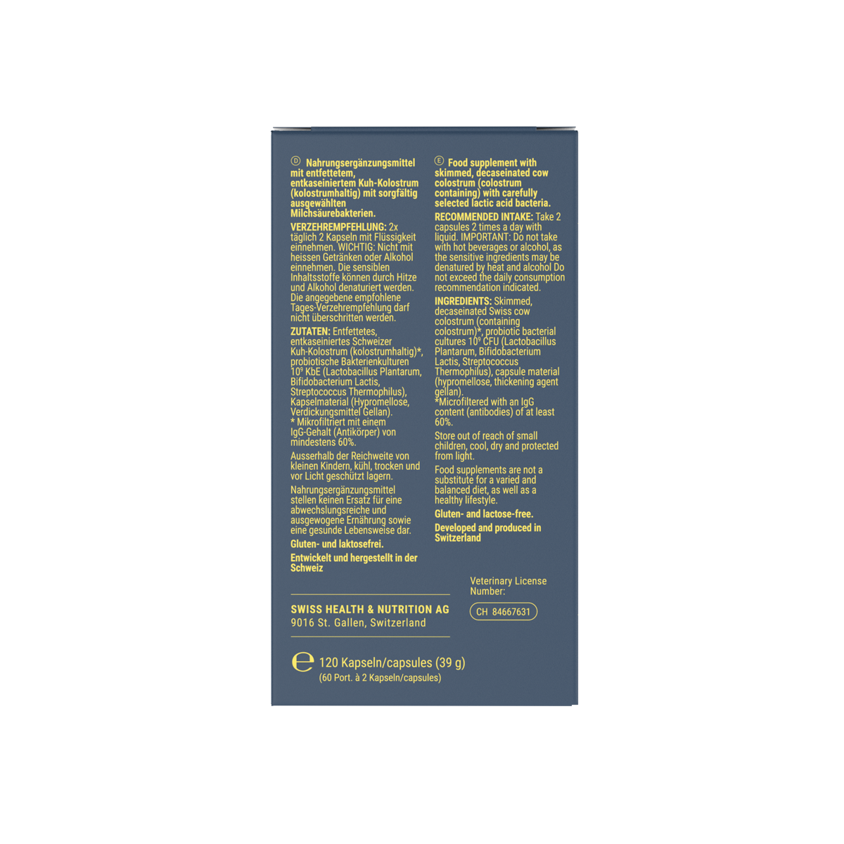 Colostrum & Probiotics-THE CHANGE