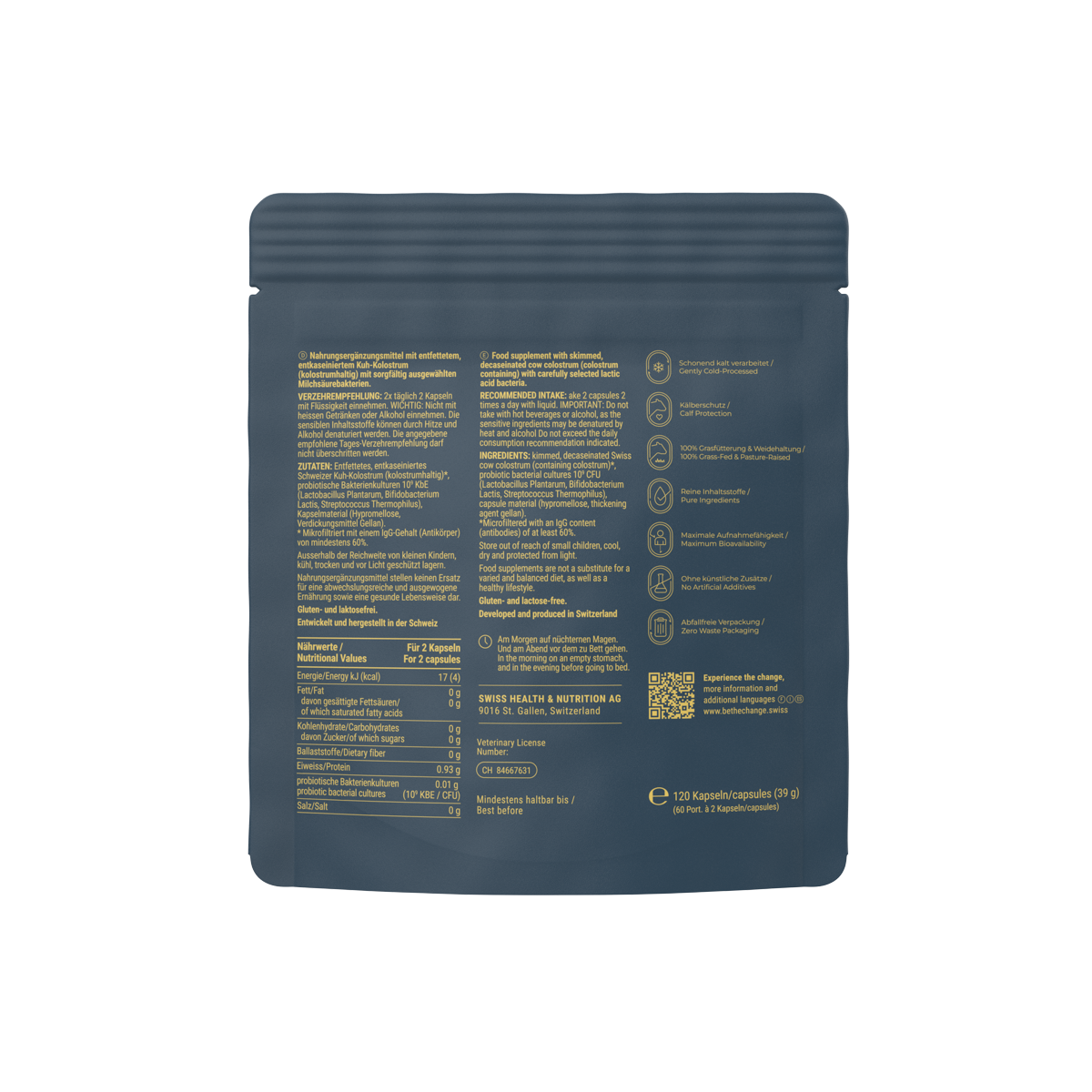 Colostrum & Probiotics-THE CHANGE