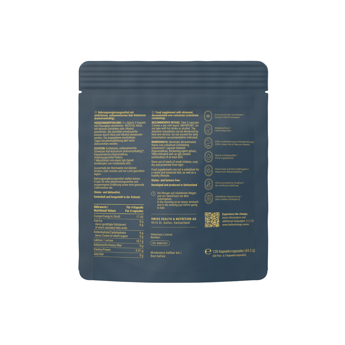 Colostrum Gold Standard-THE CHANGE