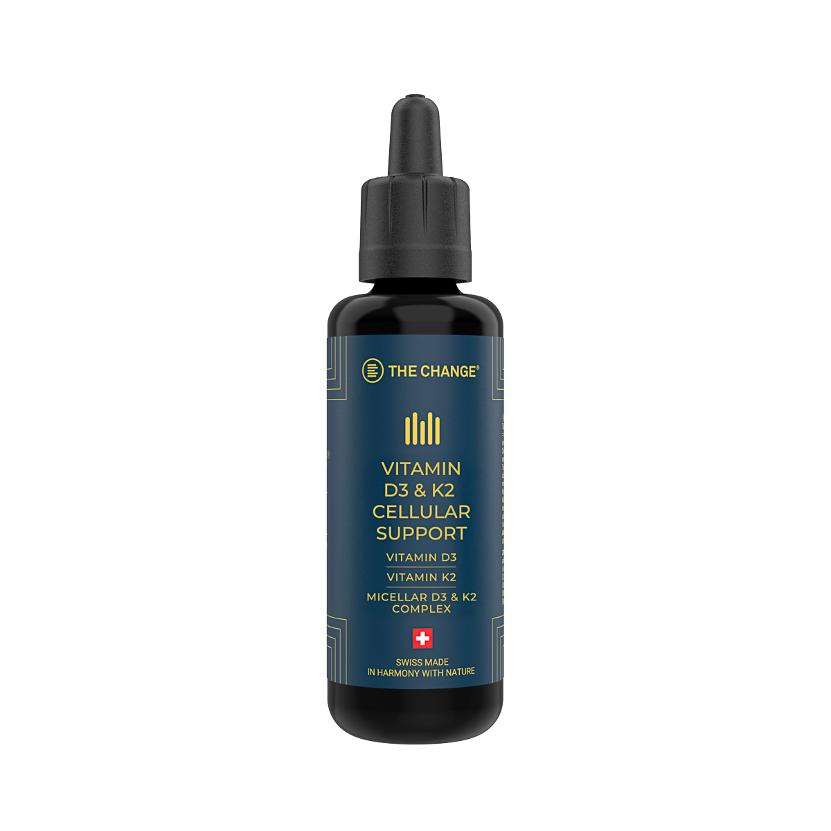 Vitamins D3 & K2 Cellular Support-7514-Mironglasflasche-THE CHANGE